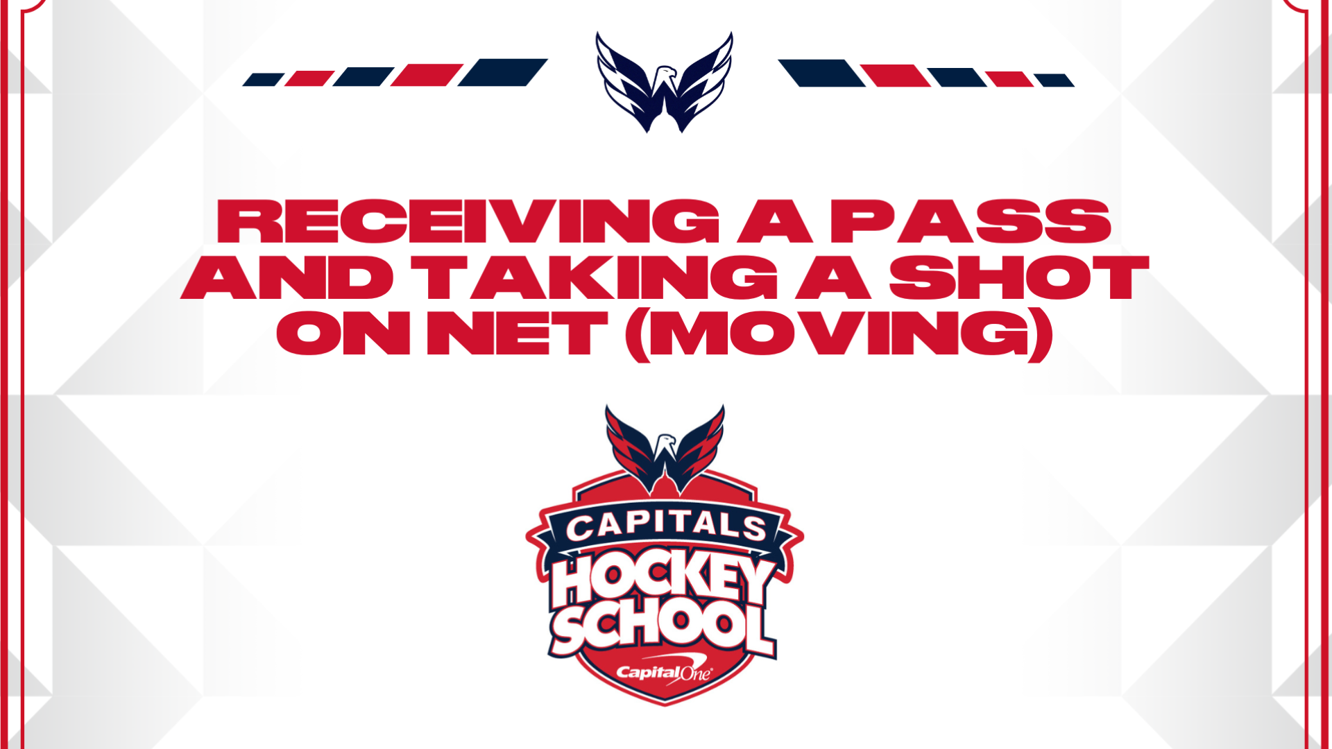 receiving pass shot moving